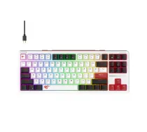 Havit KB902L tastatūra Speļu USB QWERTY Melns, Sarkans, Balts