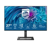 Philips E Line 275E2FAE/00 monitori 68,6 cm (27") 2560 x 1440 pikseļi Quad HD LED Melns