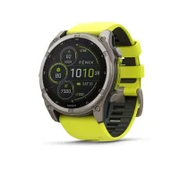 Garmin fenix 8 3,56 cm (1.4") 51 mm Digitāls 280 x 280 pikseļi Skārienjūtīgais ekrāns Titāns Wi-Fi GPS