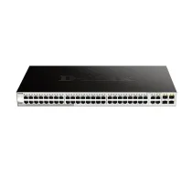 D-Link DGS-1210-52 Vadīts L2 Gigabit Ethernet (10/100/1000) 1U Melns