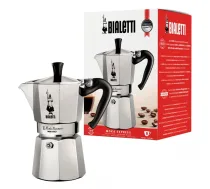 Bialetti Moka Express Mokas kafijas katliņš 0,55 L Melns, Sudrabs