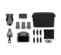 DJI MINI 5 PRO FLY MORE COMBO ( RC 2) 4 rotori Kvadrokopters 50 MP 3840 x 2160 pikseļi 2788 mAh Melns, Pelēks