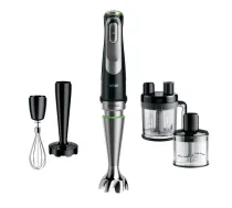 Braun MultiQuick 9 MQ 9195XLI 2 L Iegremdējams blenderis 1200 W Melns, Nerūsējošs tērauds