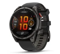 Garmin fēnix 8 Pro 3,56 cm (1.4") AMOLED 47 mm Digitāls 454 x 454 pikseļi Skārienjūtīgais ekrāns Pelēks Wi-Fi GPS