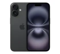 Apple iPhone 16 15,5 cm (6.1") Divas SIM kartes iOS 18 5G USB Veids-C 128 GB Melns