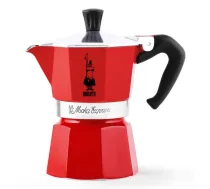 Bialetti Moka Express Mokas kafijas katliņš Sarkans