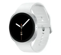 Samsung Galaxy Watch 8 3,81 cm (1.5") AMOLED 44 mm Digitāls 480 x 480 pikseļi Skārienjūtīgais ekrāns Sudrabs Wi-Fi GPS