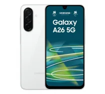 Samsung Galaxy A26 17 cm (6.7") Hibrīda duālā SIM Android 15 5G USB Veids-C 6 GB 128 GB 5000 mAh Balts