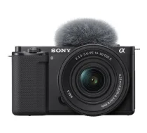 Sony ZV-E10 + E PZ 16-50mm F3.5-5.6 OSS II MILC 24,2 MP CMOS 6000 x 4000 pikseļi Melns