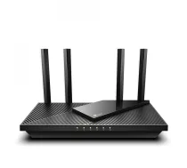 TP-Link Archer AX55 bezvadu rūteris Tīkls Gigabit Ethernet Divkāršā frekvenču josla (2.4 GHz / 5 GHz) Melns