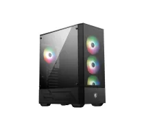 MSI MAG Forge 112R Midi Tower Melns, Caurspīdīgs