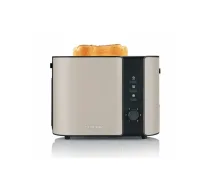 Severin AT 9576 tosteris 2 šķēle (-s) 800 W Bēšs, Melns