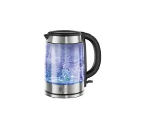 Russell Hobbs Russell Hobbs 21600-57 elektriskās tējkanna 1,7 L 2200 W Nerūsējošs tērauds, Caurspīdīgs