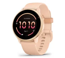 Garmin vívoactive 6 3,05 cm (1.2") AMOLED 42 mm Digitāls 390 x 390 pikseļi Skārienjūtīgais ekrāns Rozā Wi-Fi GPS