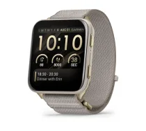 Garmin Venu X1 5,08 cm (2") AMOLED Digitāls 448 x 486 pikseļi Skārienjūtīgais ekrāns Zelts, Titāns Wi-Fi GPS