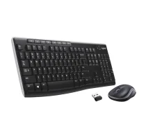 Logitech 920-004508 tastatūra Pele iekļauta Mājas RF Bezvadu QWERTY US International Melns