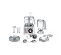 Bosch MC812S820 pārtikas pārstrāde 1250 W 3,9 L Nerūsējošs tērauds, Balts