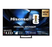 Hisense 65U7SE televizors 165,1 cm (65") 4K Ultra HD Viedtelevizors Wi-Fi Melns, Pelēks 1400 cd/m²