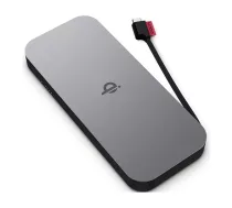 Lenovo 40ALLG1WWW ārējais akumulators Litija jons 10000 mAh Bezvadu lādēšana Melns