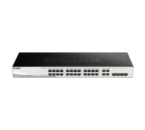 D-Link DGS-1210-28 Vadīts L2/L2+ 1U Melns