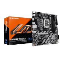GIGABYTE B860M D3W mātes plate Intel B860 LGA 1851 (Socket V1) mikro ATX