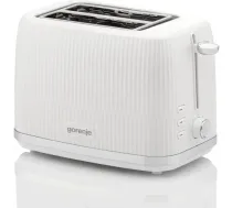 Gorenje T850DPW tosteris, jauda 850 W, 2 sloti, balts