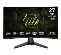 MSI MAG 274CF X24 monitori 68,6 cm (27") 1920 x 1080 pikseļi Full HD Melns