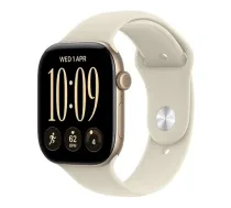 Apple Išmanīgais pulksteņs Apple Watch Series 12 GPS 42mm Light Gold alumīnija korpusā ar smilšu sporta siksniņu - S/M - MJED4ET/A