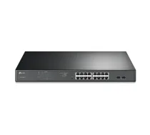 TP-Link TL-SG1218MPE Vadīts L2 Gigabit Ethernet (10/100/1000) Power over Ethernet (PoE) 1U Melns