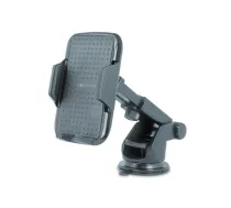 Forever CH-320 Universāls Auto Stiprinājums ar Cietu 10cm stieni Autostikla/Paneļa fiksāciju un 360 rotāciju (5.5-9cm) Melns