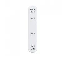 Steba WK 10 BIANCO elektriskās tējkanna 1,7 L 2200 W Nerūsējošs tērauds, Balts