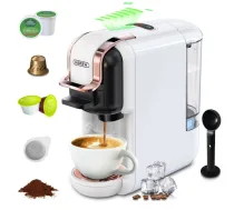 HiBREW Coffee machine 5-in-1 capsule coffee maker HiBREW H2B (white)