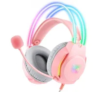 Onikuma Gaming Headset X26 (with cable) Pink