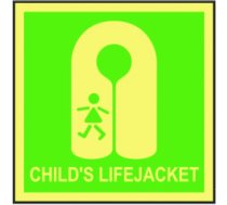 IMO zīme CHILD'S LIFEJACKET (150x150 )