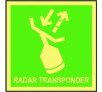 IMO zīme RADAR TRANSPONDER (150x150 )