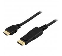 Kabelis DELTACO DisplayPort - HDMI, 2.0m / DP-3020