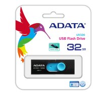 USB 3.1 memory A-DATA UV320, Gen 1, 32GB, removable USB-A connector, up to 5 GB/s, black/blue AUV320-32G-RBKBL / ADATA-321