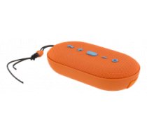 STREETZ Waterproof Bluetooth Speaker, Fabric Design, 2x5W, TWS, IPX5, Bluetooth 4.2, Orange / CM754