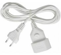 Brennenstuhl extension cable, CEE 7/16, IEC 60906-1, max 250V / 2.5A, 5m white 1161670 / DEL-118C