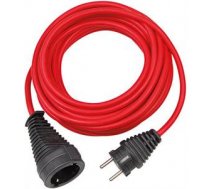 Brennenstuhl earthed extension cable straight CEE 7/7 to straight CEE 7/4 (Schuko), 10m , red 1167460 / DEL-118L