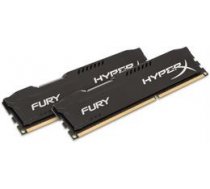 Kingston HyperX Fury Black , DIMM, DDR3, 2x8GB, 1600MHz, CL10, 1.5V  HX316C10FBK2/16 / KING-1352