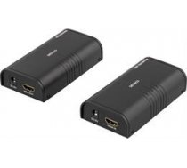 DELTACO Ethernet HDMI Extender, Up to 120m in 1080P with Cat6, Black  / HDMI-221