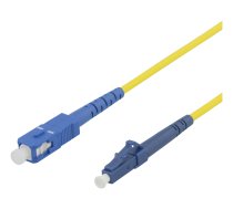 DELTACO šķiedru kabelis, LC - SC, 9/125, OS1 / 2, vienvirziena režīms, LSZH, 3m
