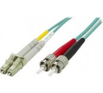 Fiber cable OM3  LC - ST, duplex, multi mode, 50/125, 0.5m DELTACO / LCST-60