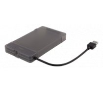 DELTACO 2,5 "ārējais HDD / SSD korpuss, USB 3.1 Gen 1, SATA 3.0, UASP