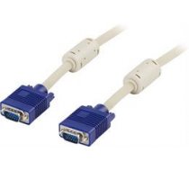 DELTACO RGB cable HD15ha-15ha 15m / RGB-2D