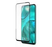 LDELTACO ekrāna aizsargs Huawei P40 Lite, 2.5D stikls, pilnīgs skrāpējums