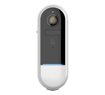 DELTACO SMART HOME WiFi durvju zvana kamera, IP65 pret laikapstākļiem izturīga, balta/sil