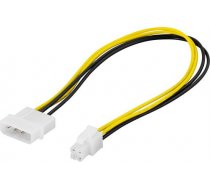 Adapter cable DELTACO 4 pin to ATX12V, 0.3m  / SSI-40