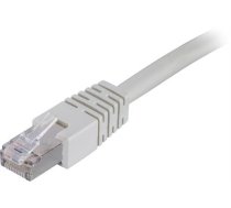 DELTACO F / UTP Cat6 patch cable, 2m, 250MHz, Delta-certified, LSZH, gray / STP-62